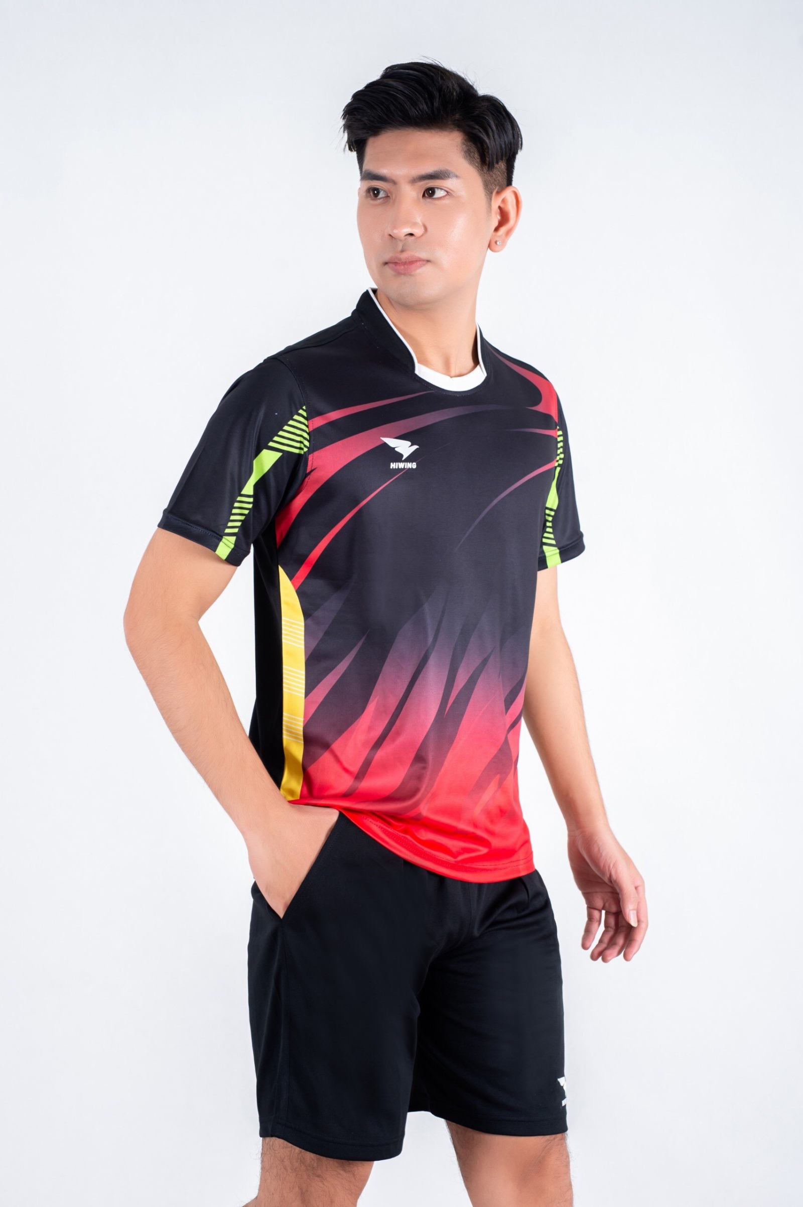 Áo bóng chuyền Nam Hiwing Super 1 màu Đen